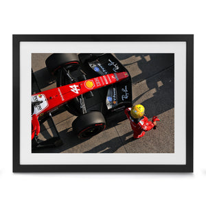 Lewis Hamilton framed photo 2026 Chinese Grand Prix Formula 1 collector display memorabilia