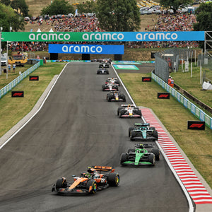 Formula 1 Hungarian Grand Prix 2027 personalised chequered flag featuring your chosen name