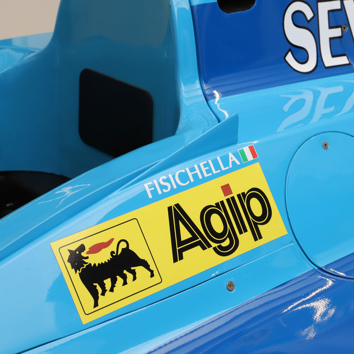 1998 Benetton B198 Official Running Race Car