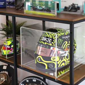 Standard Full-Size Helmet Display Case authentic Formula 1 motorsport collectible display piece