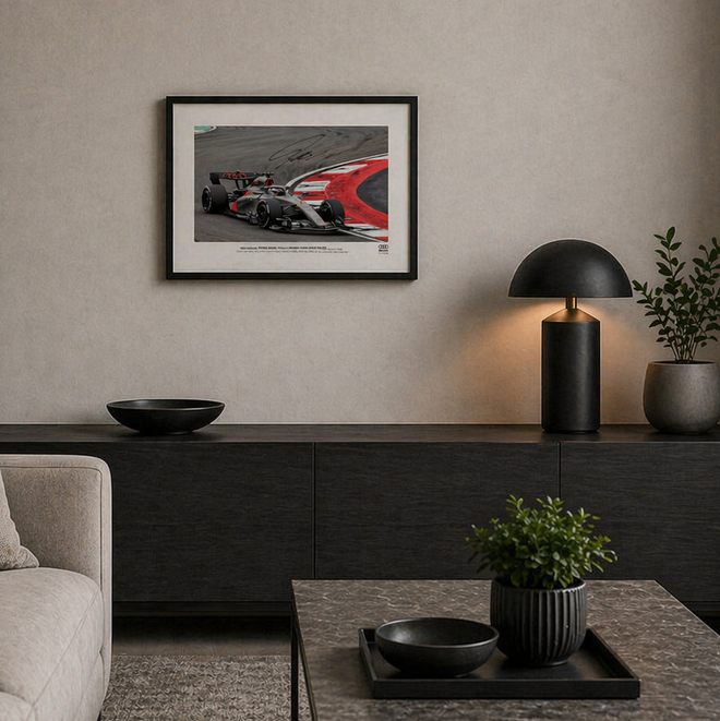 Formula 1 Nico Hülkenberg signed photo 2026 Japanese GP Audi Revolut F1 Team Framed Print
