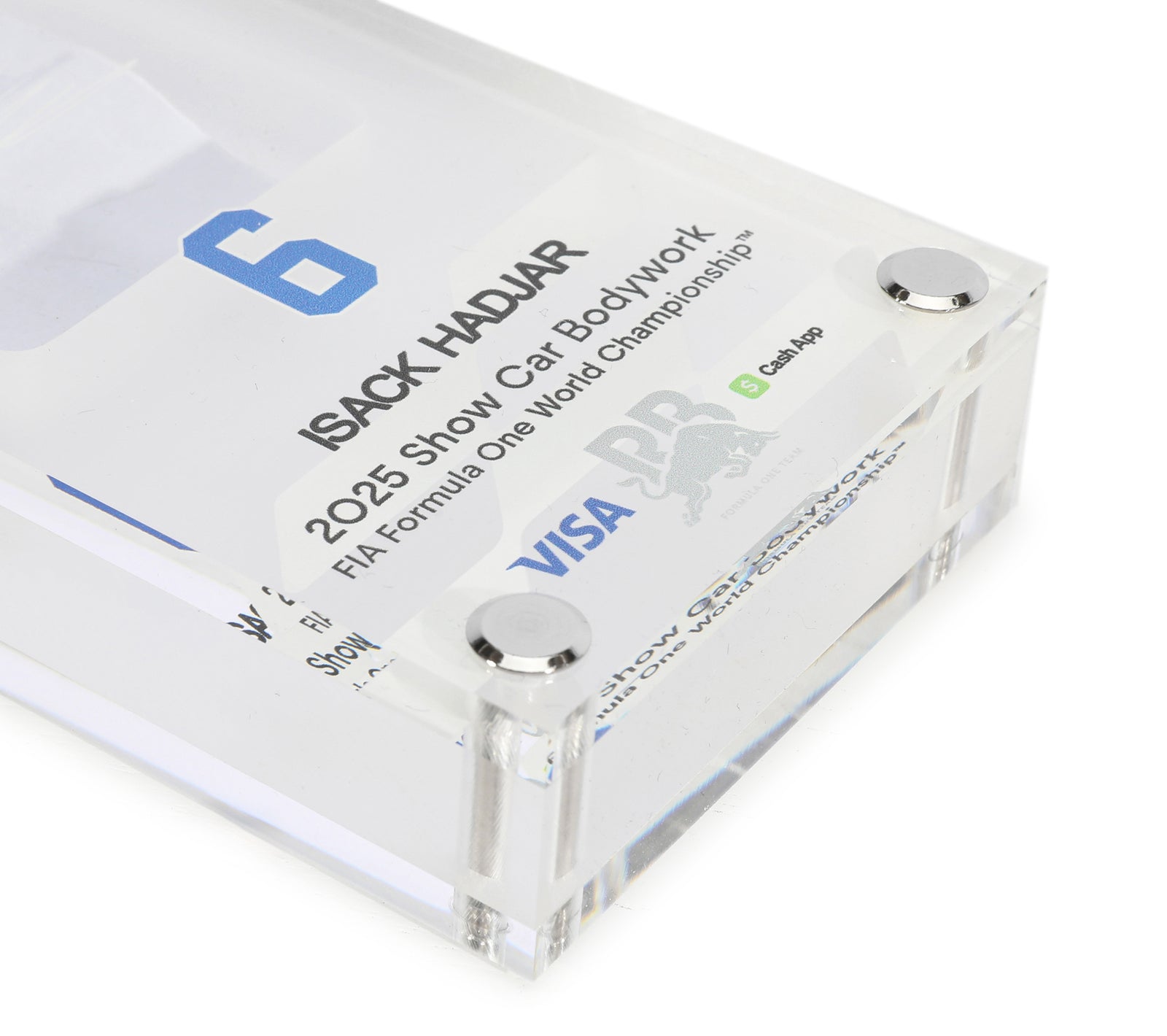 Isack Hadjar 2025 Visa Cash App Racing Bulls Replica Bodywork in Acrylic