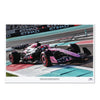 Jack Doohan Signed 2024 BWT Alpine F1 Team Signed Print - Abu Dhabi GP