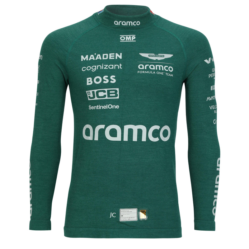 Jak Crawford 2024 Season Used Aston Martin Aramco Formula One Team Nomex
