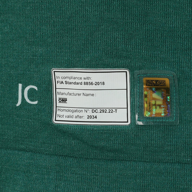 Jak Crawford 2024 Season Used Aston Martin Aramco Formula One Team Nomex