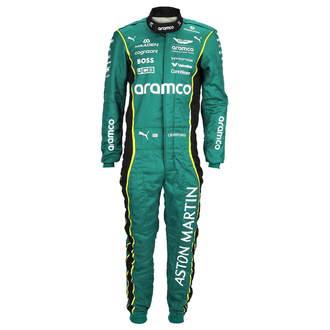 Auction LOT 001 - Jak Crawford 2026 Aston Martin Aramco F1® Team Race-Spec Suit