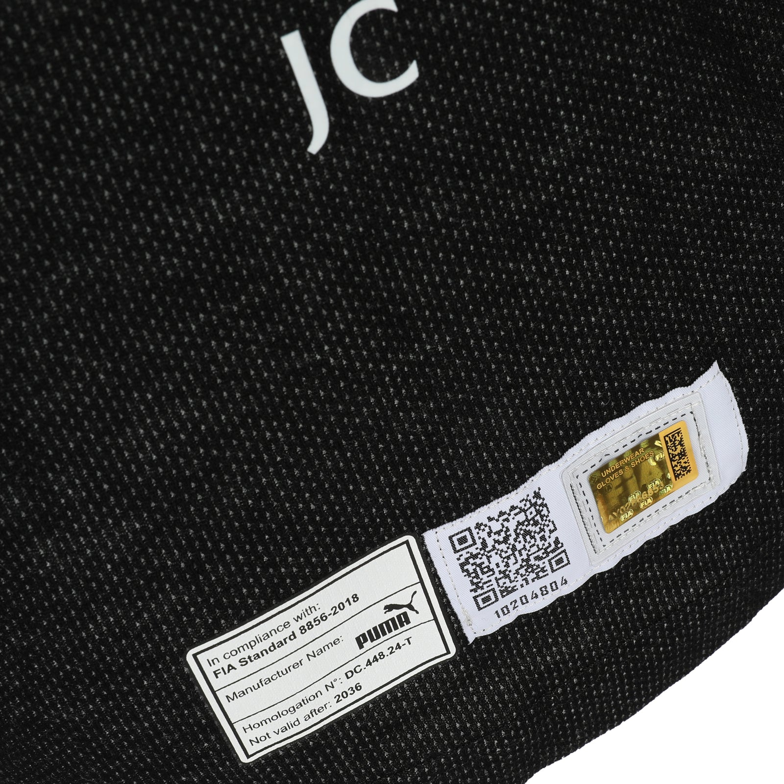 Auction LOT 023 - Jak Crawford 2026 Aston Martin Aramco F1 Team Un-Signed Un-Used Nomex - Black