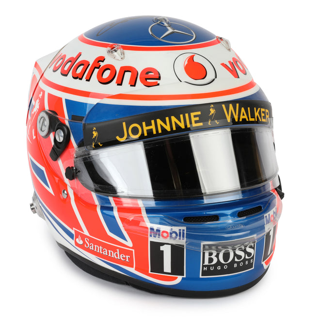 The Austin Auction LOT 031 - Jenson Button 2013 Race Used Helmet