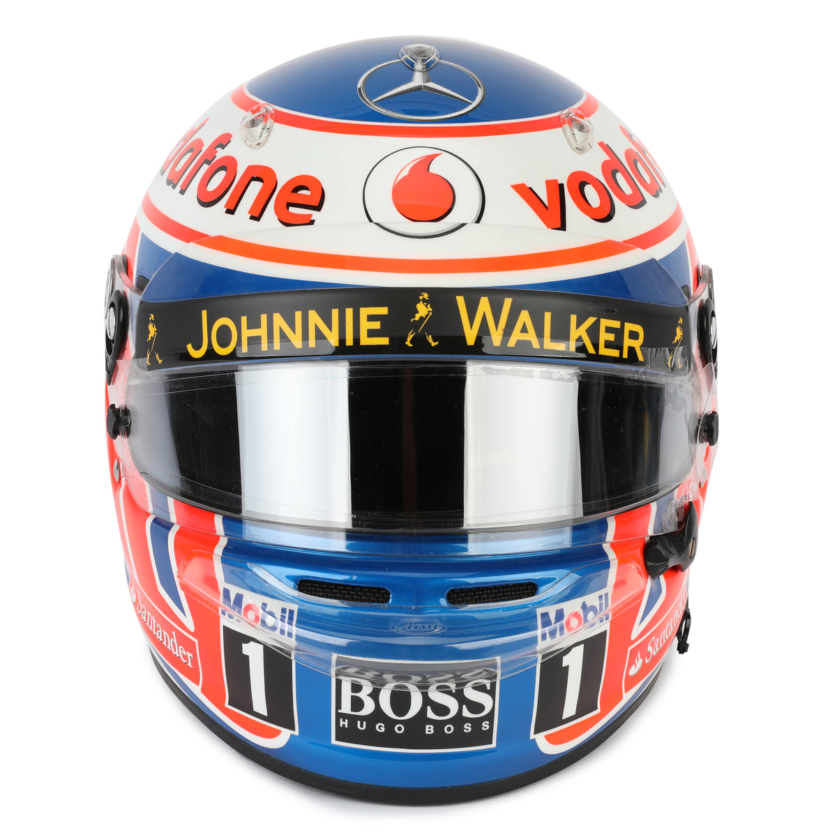 The Austin Auction LOT 031 - Jenson Button 2013 Race Used Helmet