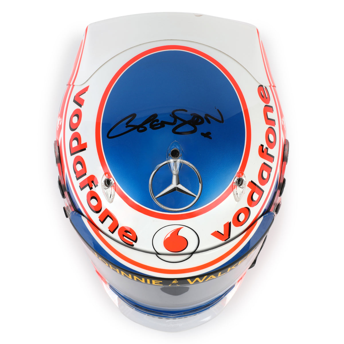 The Austin Auction LOT 031 - Jenson Button 2013 Race Used Helmet