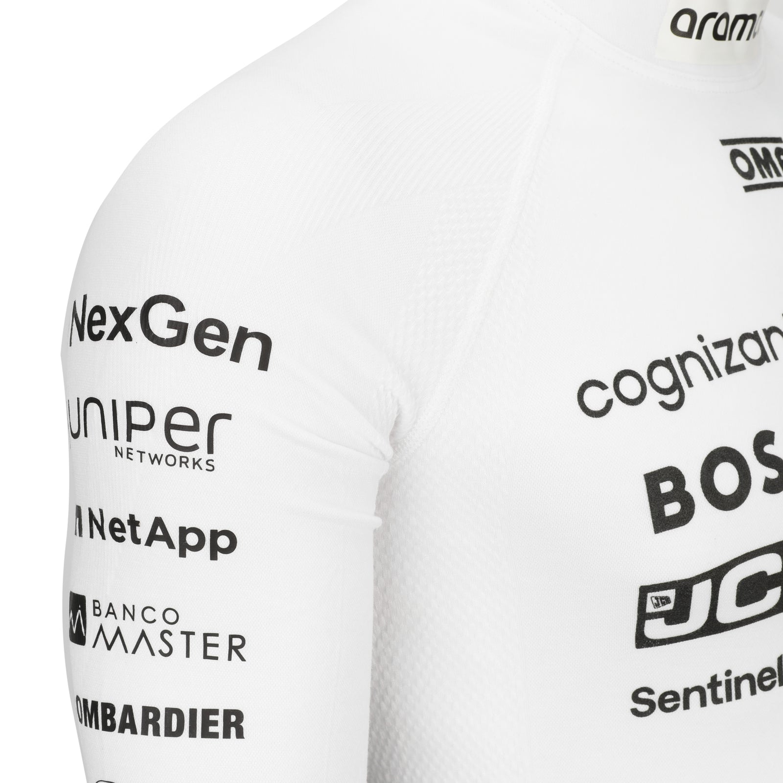September Auction LOT 027 - Jessica Hawkins Un-Signed Un-Used Aston Martin Aramco F1 Team 2024 Season White Nomex