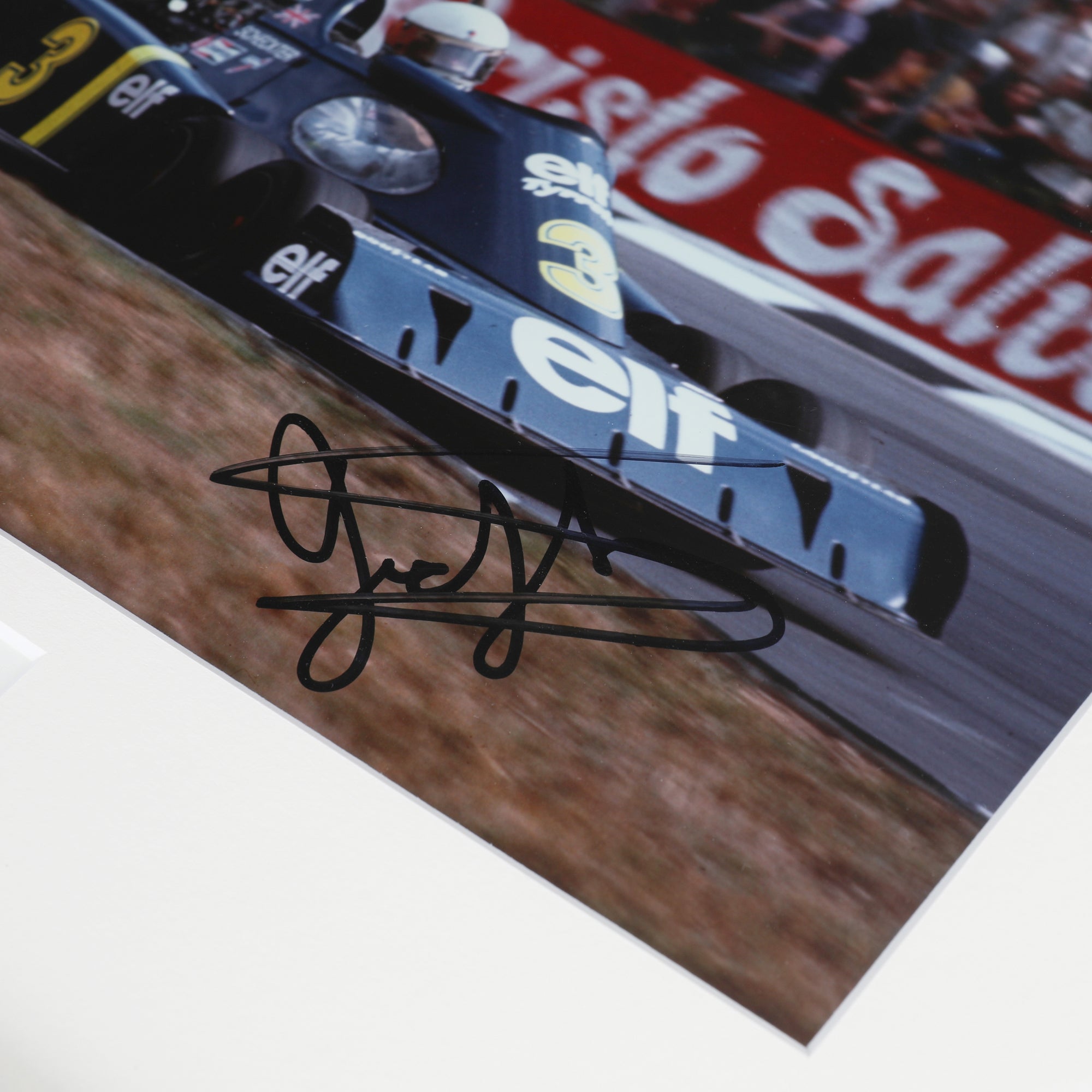 Jody Scheckter signed framed photo