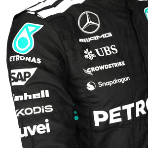Mercedes-AMG Petronas 2025 Kimi Antonelli replica race suit, premium Formula 1-inspired motorsport memorabilia for collectors