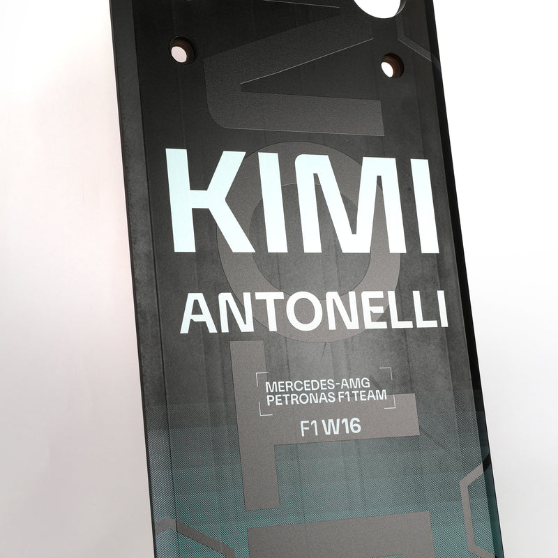 Limited Edition Kimi Antonelli 2025 Mercedes-AMG Petronas Front Skid Plank Wall Art