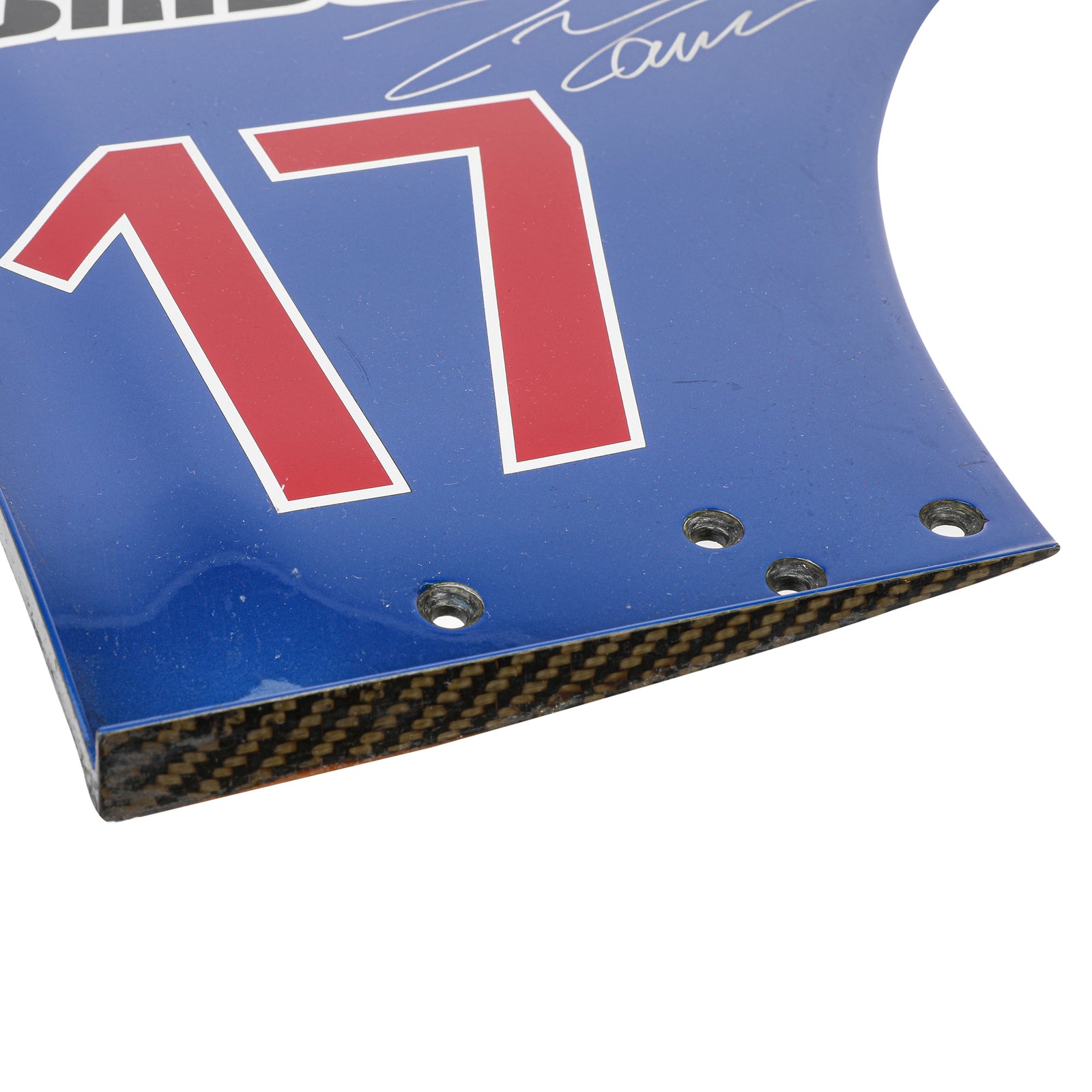Season Launch LOT 071 - Kimi Raikkonen 2005 Sauber C20 Rear Wing R/H Endplate – Weekend Used Signed Jacques Villaneuve, Felipe Massa & Peter Sauber