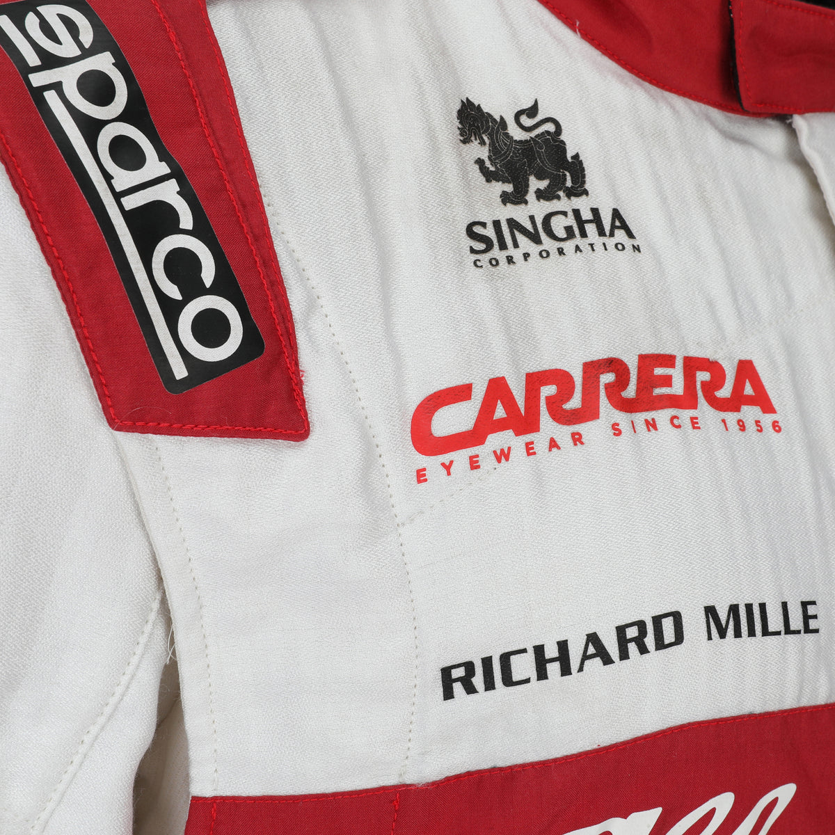 The Austin Auction LOT 008 - Kimi Raikkonen Signed Alfa Romeo 2021 Suit