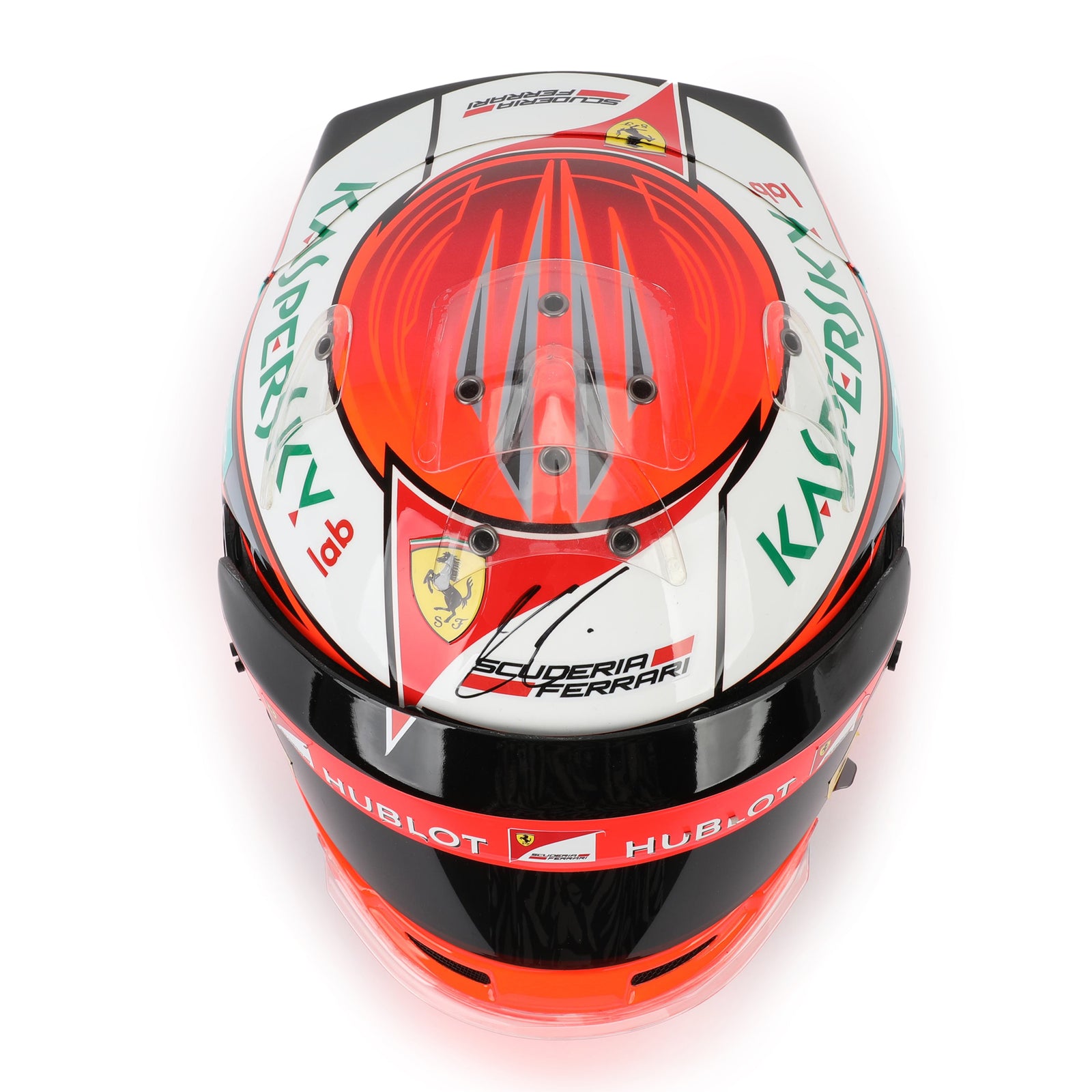 LOT 637 - Kimi Räikkönen 2016 Signed Replica Helmet