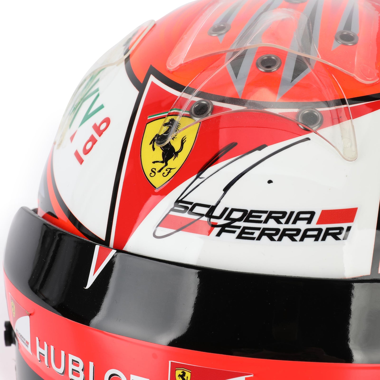 LOT 637 - Kimi Räikkönen 2016 Signed Replica Helmet