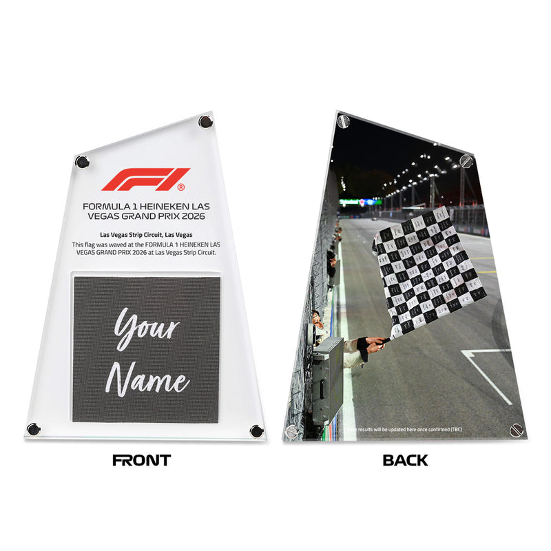 Own the Chequered Flag - 2026 Las Vegas Grand Prix