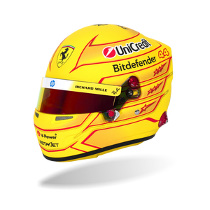 Lewis Hamilton 2026 Season Ferrari 1:2 scale helmet authentic Formula 1 collector memorabilia for premium display