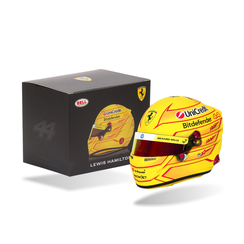 Lewis Hamilton 2026 Season Ferrari 1:2 Scale Helmet