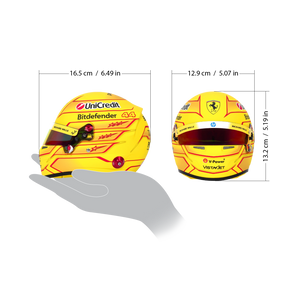 Lewis Hamilton 2026 Ferrari 1:2 scale replica helmet authentic motorsport memorabilia for collectors