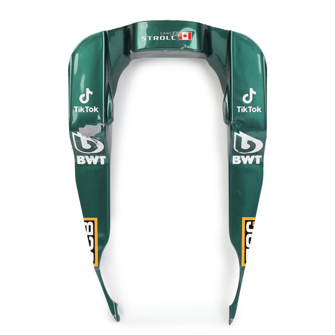 Lance Stroll 2021 Aston Martin Aramco F1 ® Team Headrest Bonded Assembly