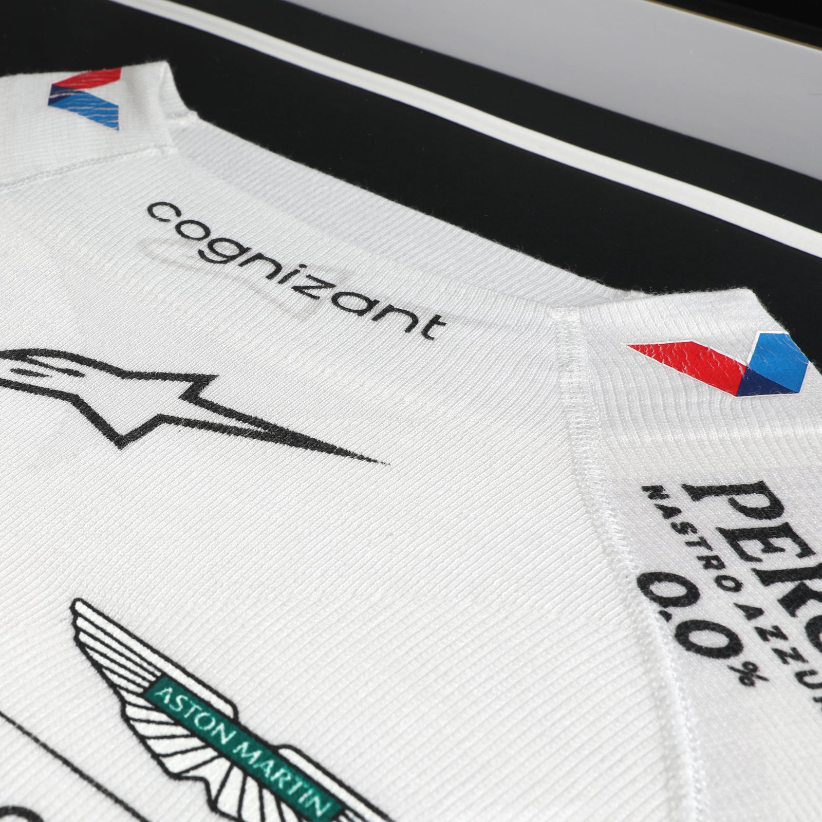Formula 1 Lance Stroll 2023 Aston Martin race-spec framed Nomex authentic memorabilia