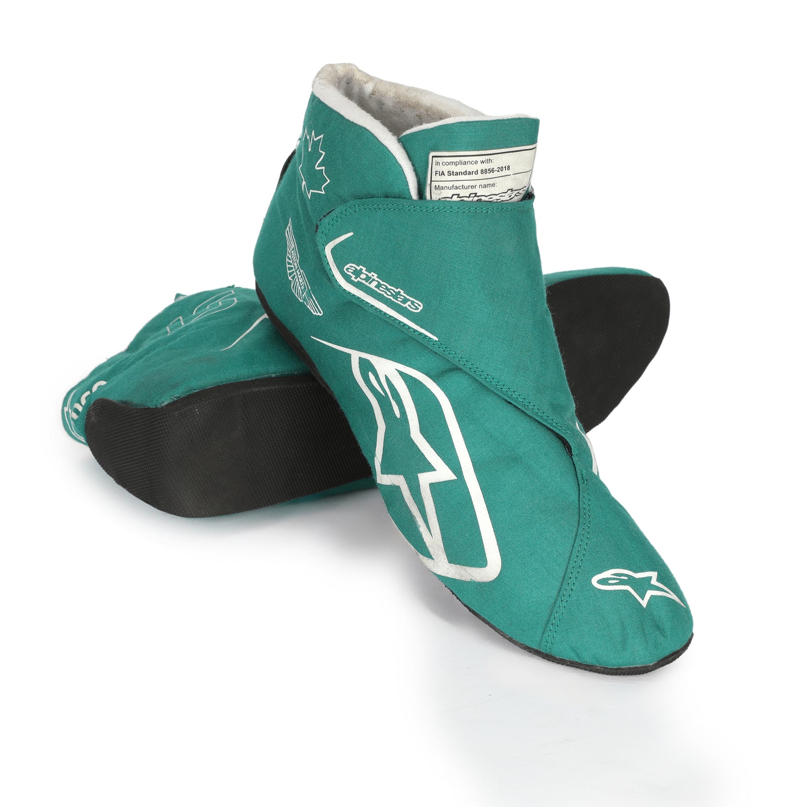 Auction LOT 123 -  Lance Stroll 2023 Used Boots - Monaco Grand Prix