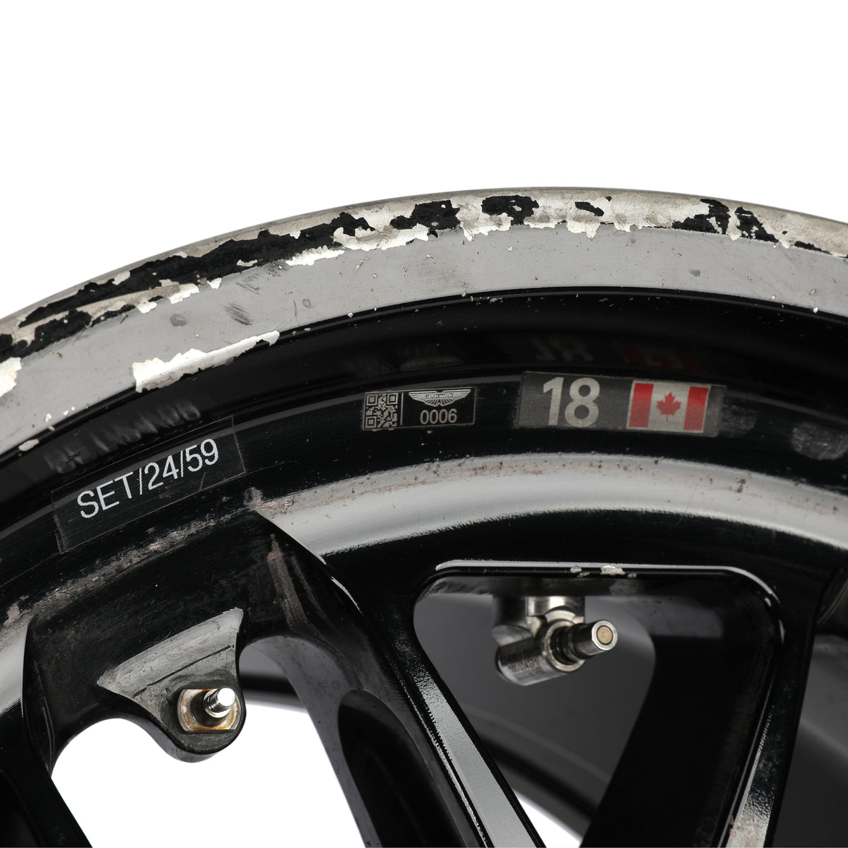 The Austin Auction LOT 068 - Aston Martin F1 Team - Lance Stroll 2023 Used Front Wheel Rim