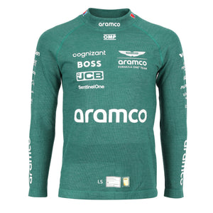 Lance Stroll un-signed Aston Martin Aramco F1 Team 2024 un-used green Nomex motorsport memorabilia