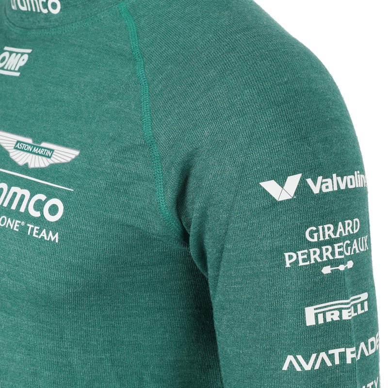 Lance Stroll 2024 Aston Martin Aramco F1 Team un-signed green Nomex authentic Formula 1 collectible