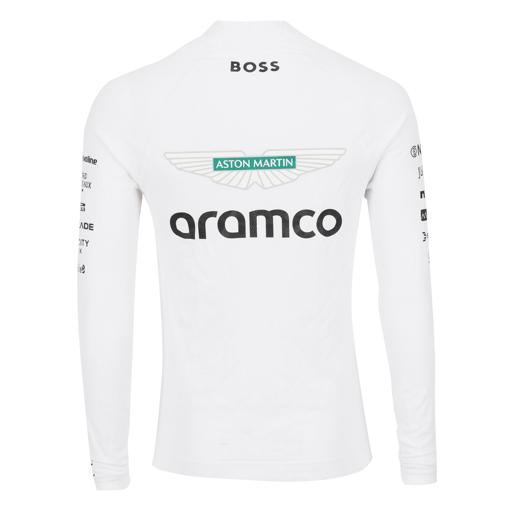 Lance Stroll Signed 2024 Aston Martin Aramco Formula One Team Grand Prix Used Nomex - Italian GP