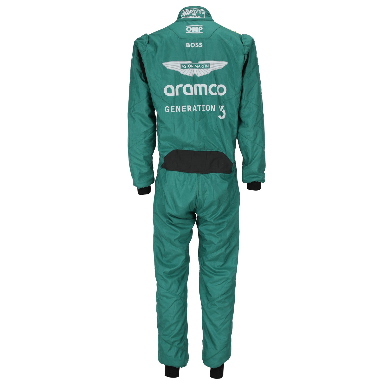 Lance Stroll Signed 2024 Aston Martin Aramco Formula One Team Grand Prix Used Suit - US GP