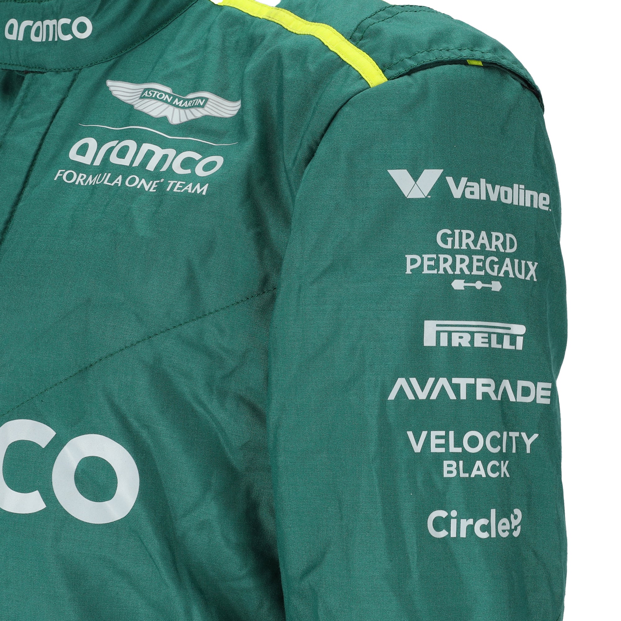 Lance Stroll Signed 2024 Aston Martin Aramco Formula One Team Grand Prix Used Race Suit - USA GP