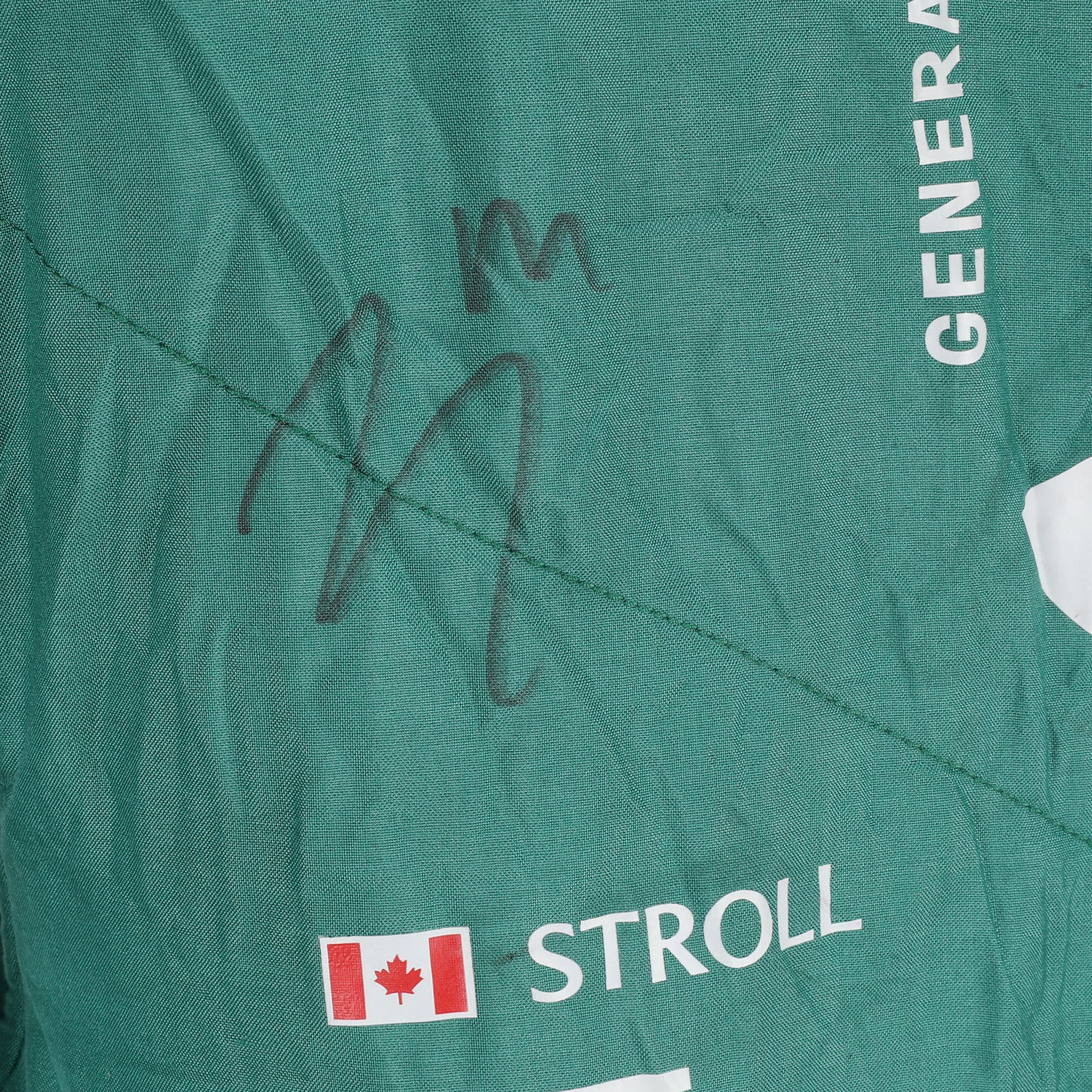 Lance Stroll Signed 2024 Aston Martin Aramco Formula One Team Grand Prix Used Suit - US GP