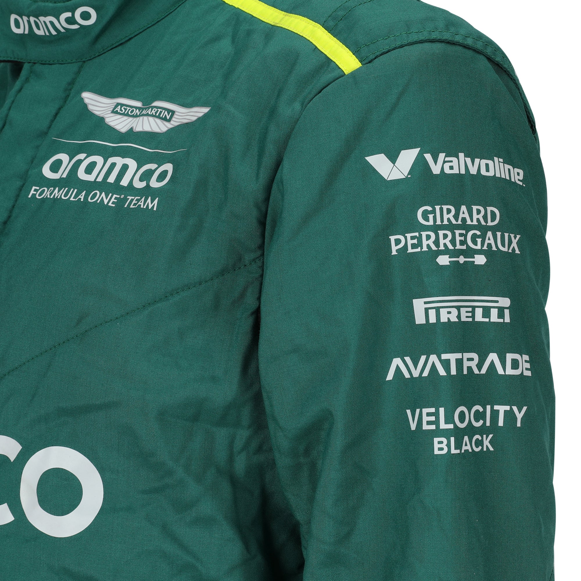 Lance Stroll Signed Aston Martin Aramco Formula One Team 2024 Grand Prix Used Race Suit