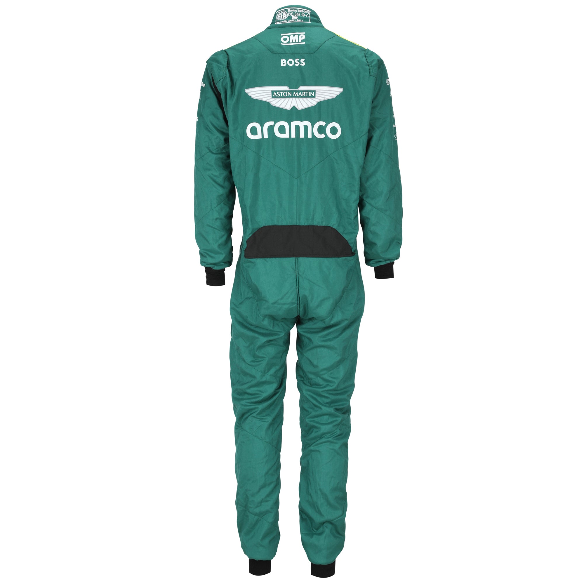 Lance Stroll 2024 Aston Martin Aramco Formula One Team Signed Grand Prix Used Race Suit - Italian GP