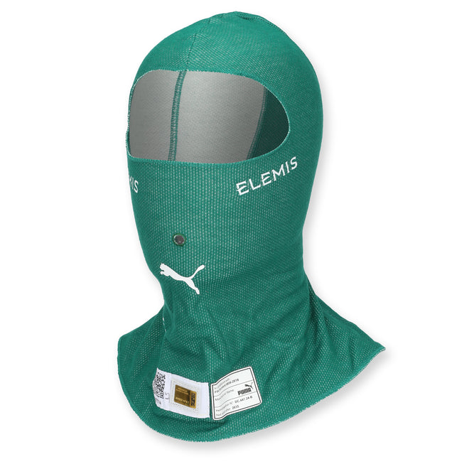 Auction LOT 089 - Lance Stroll 2025 Aston Martin Aramco F1 Team Race Spec Balaclava