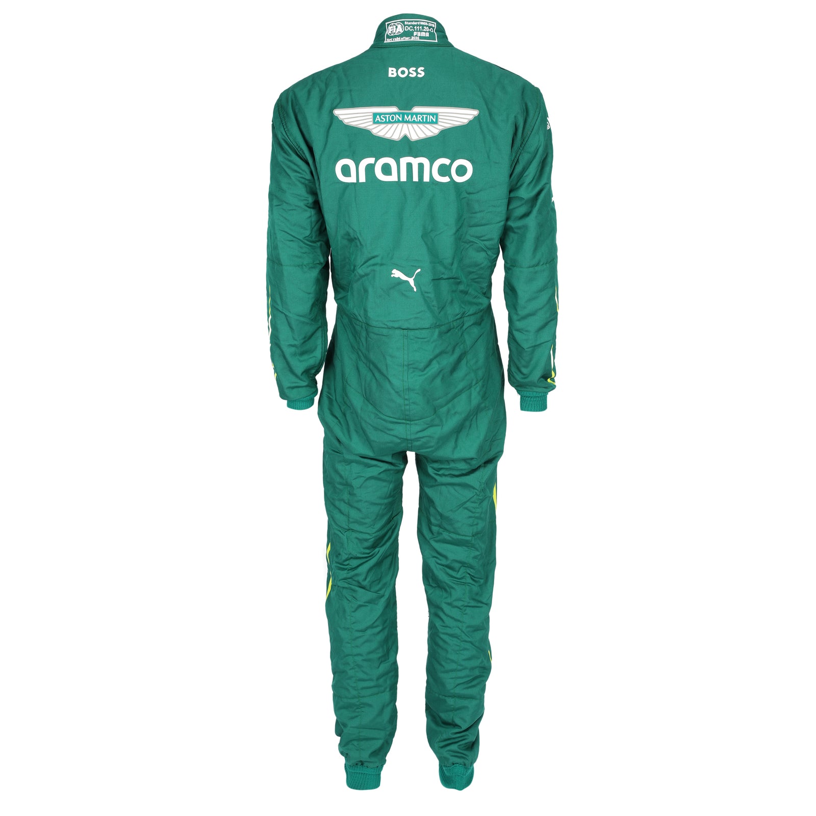 Auction LOT 028 - Lance Stroll 2025 Aston Martin F1 Team Suit
