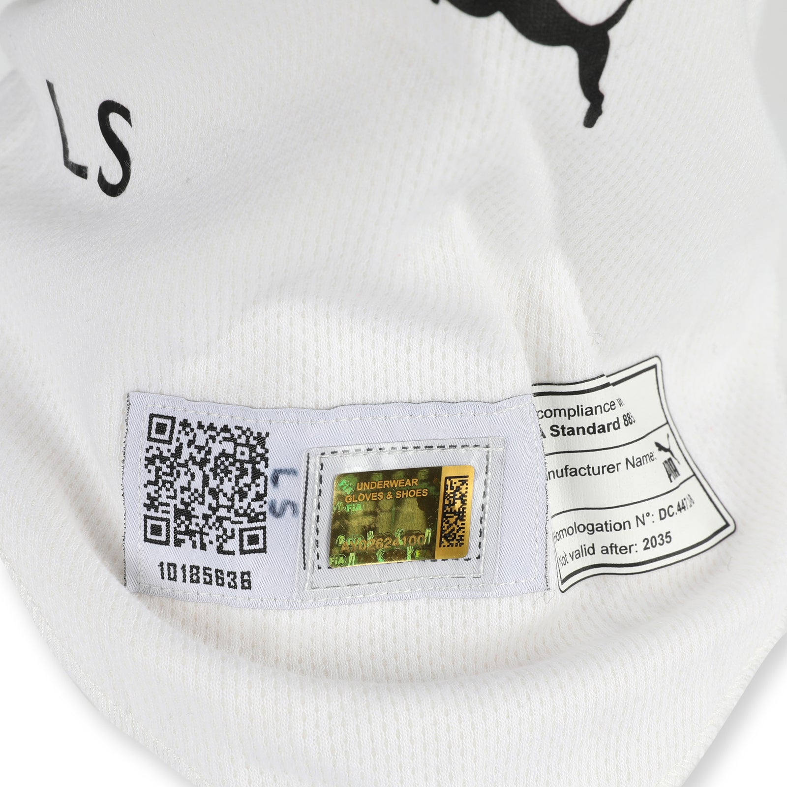 Auction LOT 094 - Lance Stroll 2025 Aston Martin Aramco F1 Team Race Spec Balaclava