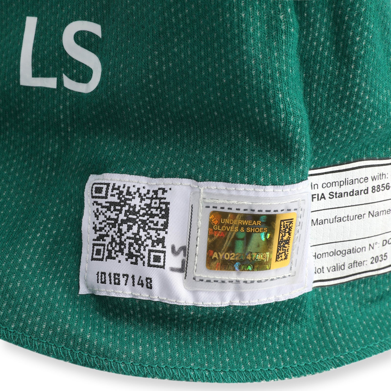 Auction LOT 090 - Lance Stroll 2025 Aston Martin Aramco F1 Team Balaclava