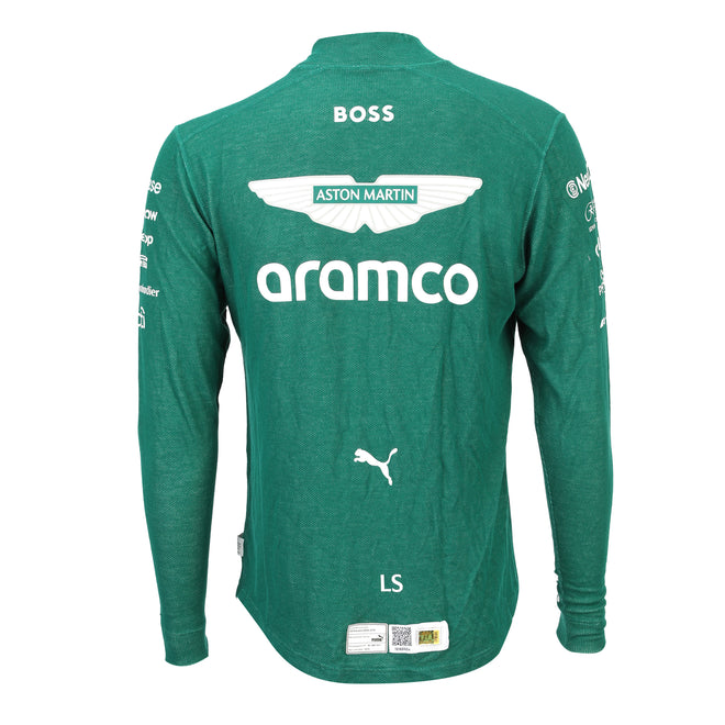 Aston Martin Aramco Formula One Team Lance Stroll 2025 race Nomex collector display piece