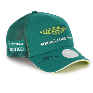 Lance Stroll 2026 Signed Aston Martin Aramco F1 Team Cap - Green