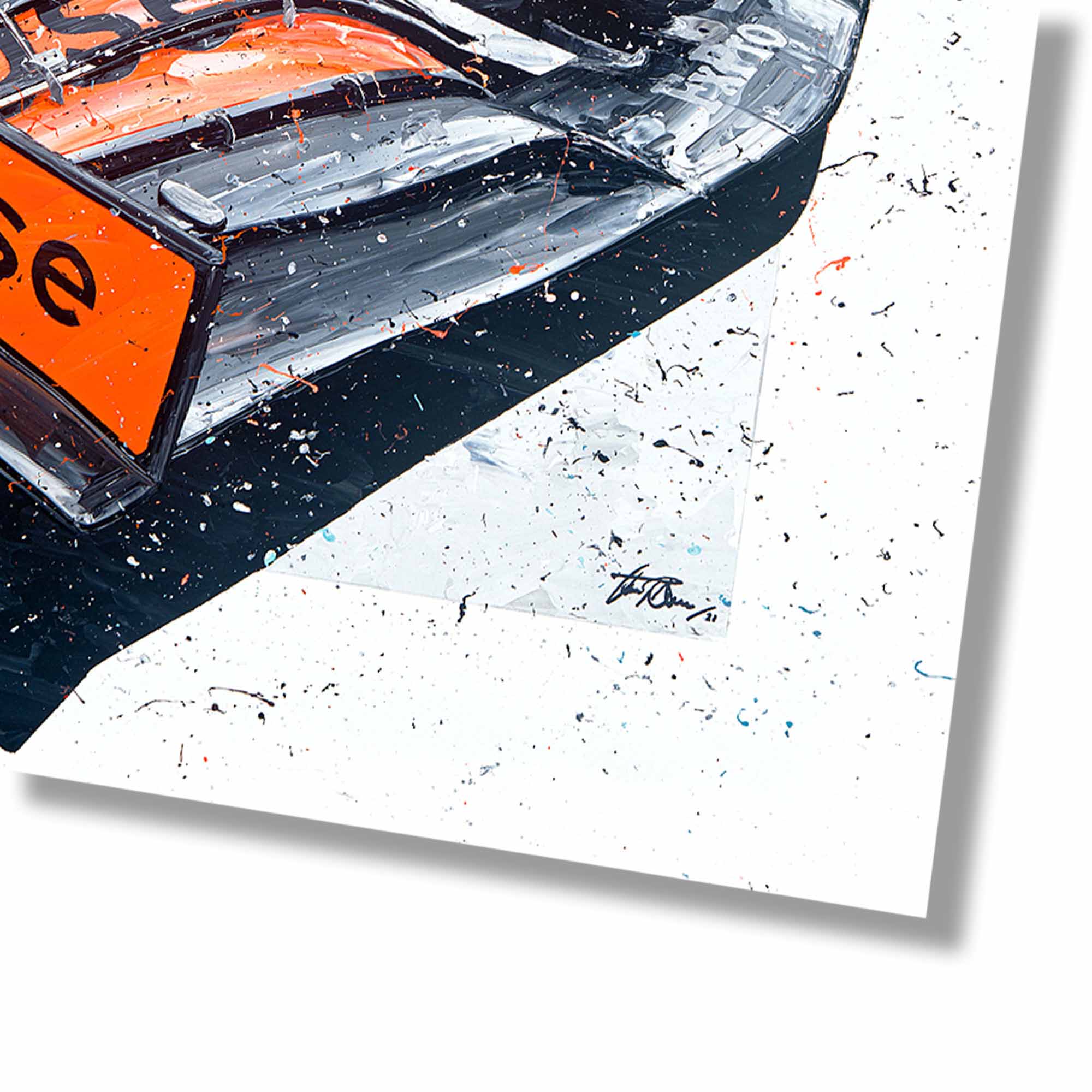 Lando Norris 2021 Monte Carlo Giclee Print – David Johnson