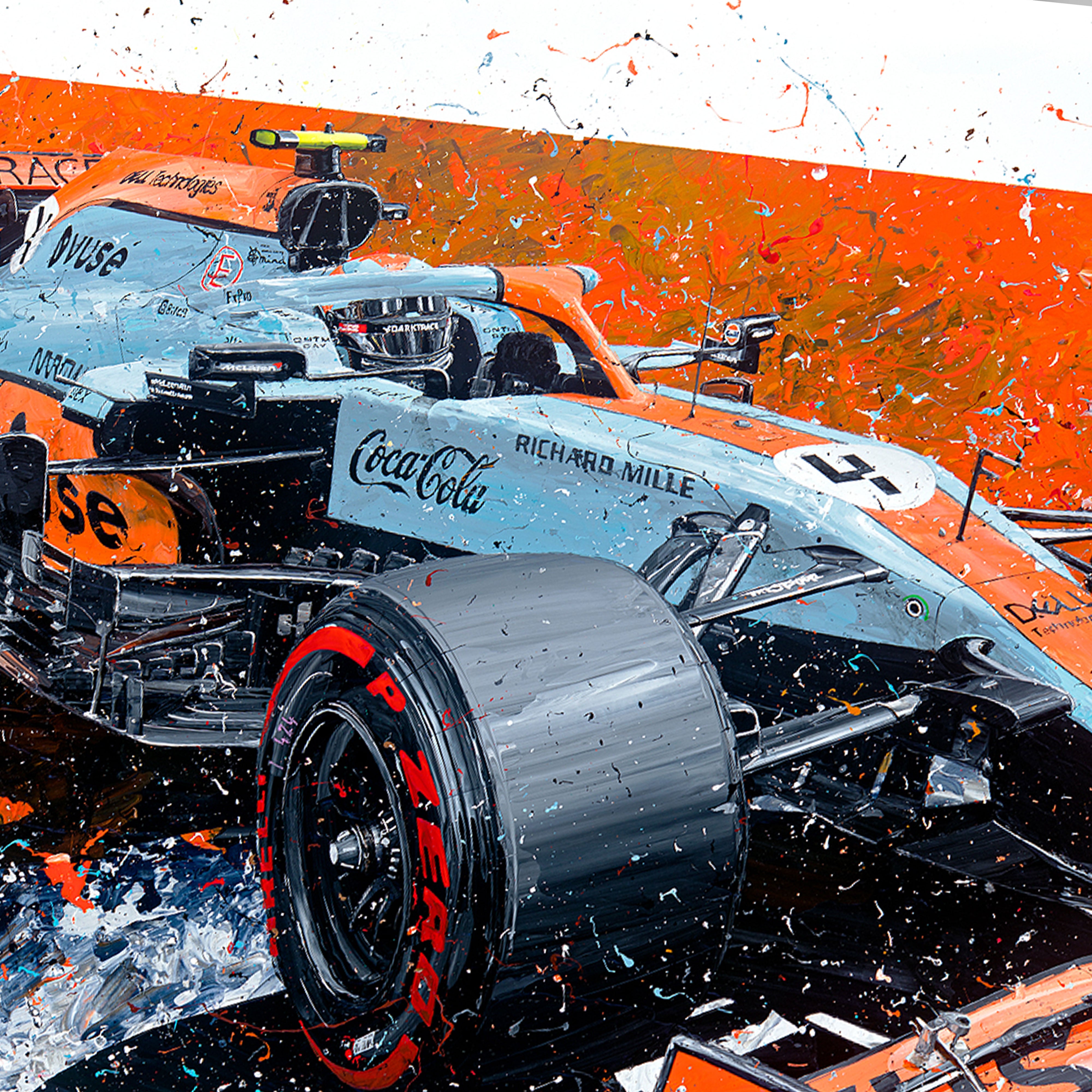 Lando Norris 2021 Monaco GP Giclee Print – David Johnson