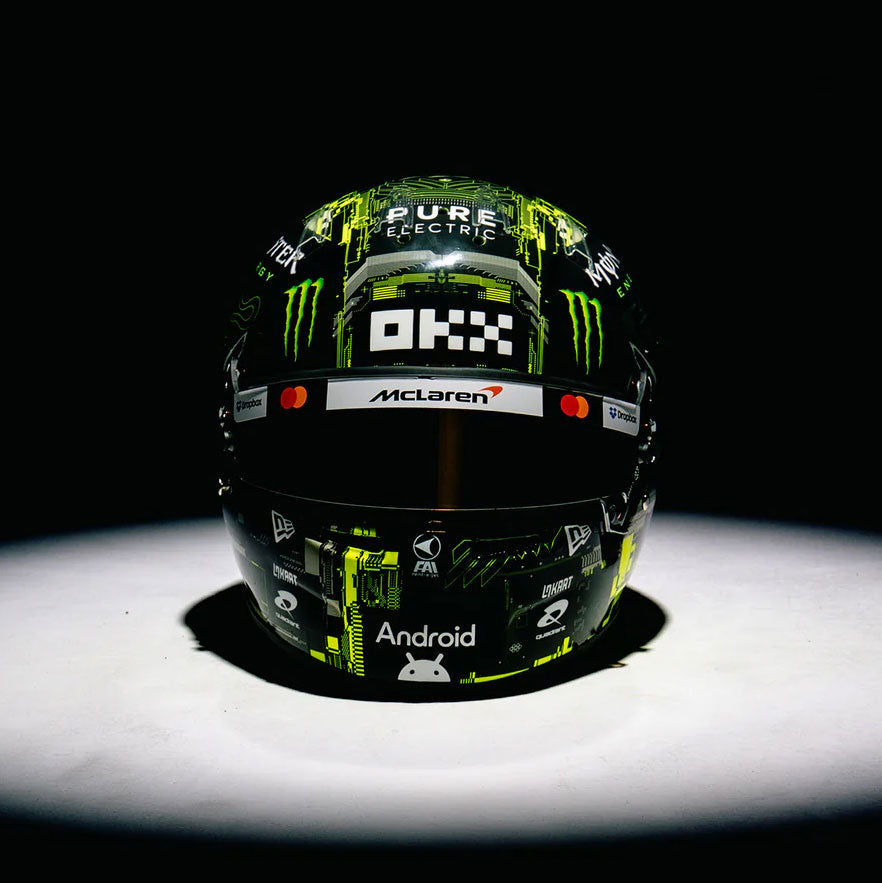 Lando Norris 2025 Pre-Season Testing 1:2 Scale Helmet