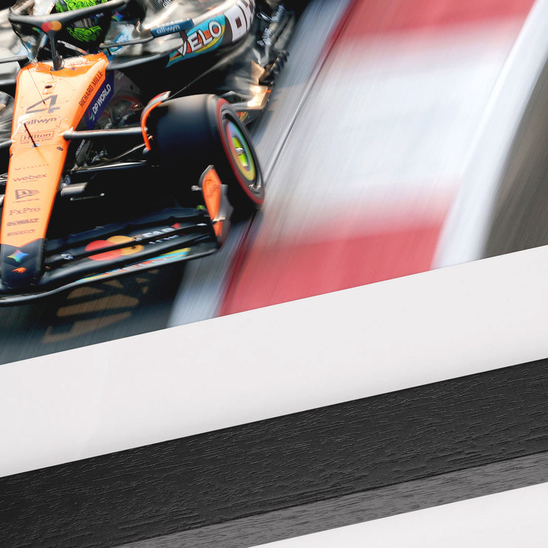 Limited Edition Lando Norris 2025 Driver World Champion Framed Photo