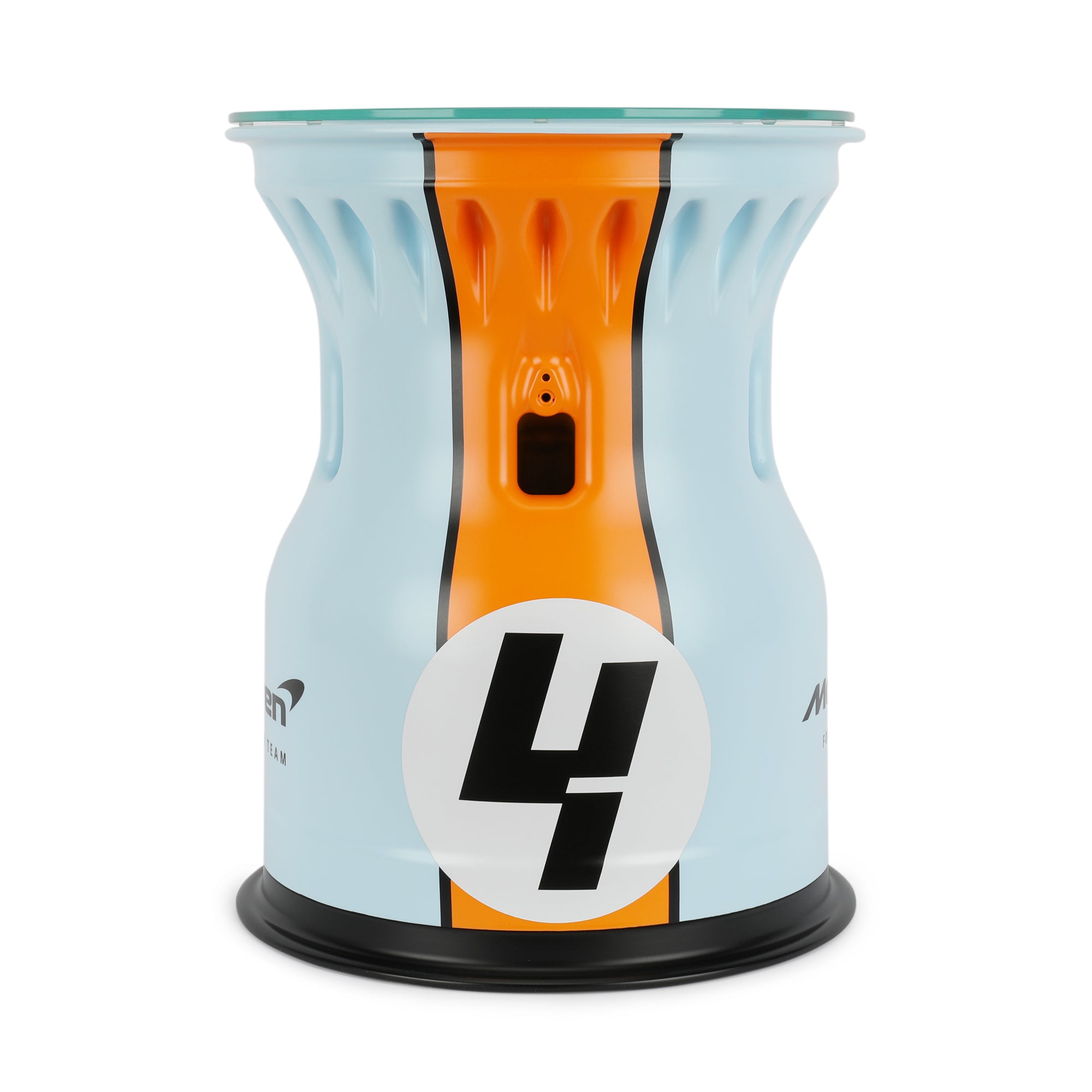 Lando Norris 2021 McLaren F1 Team Rear Wheel Rim Table - Gulf Edition