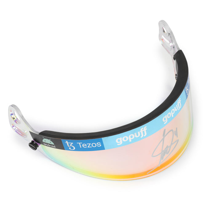 Season Launch LOT 063 - Lando Norris 2022 McLaren F1 Team Signed Helmet Visor